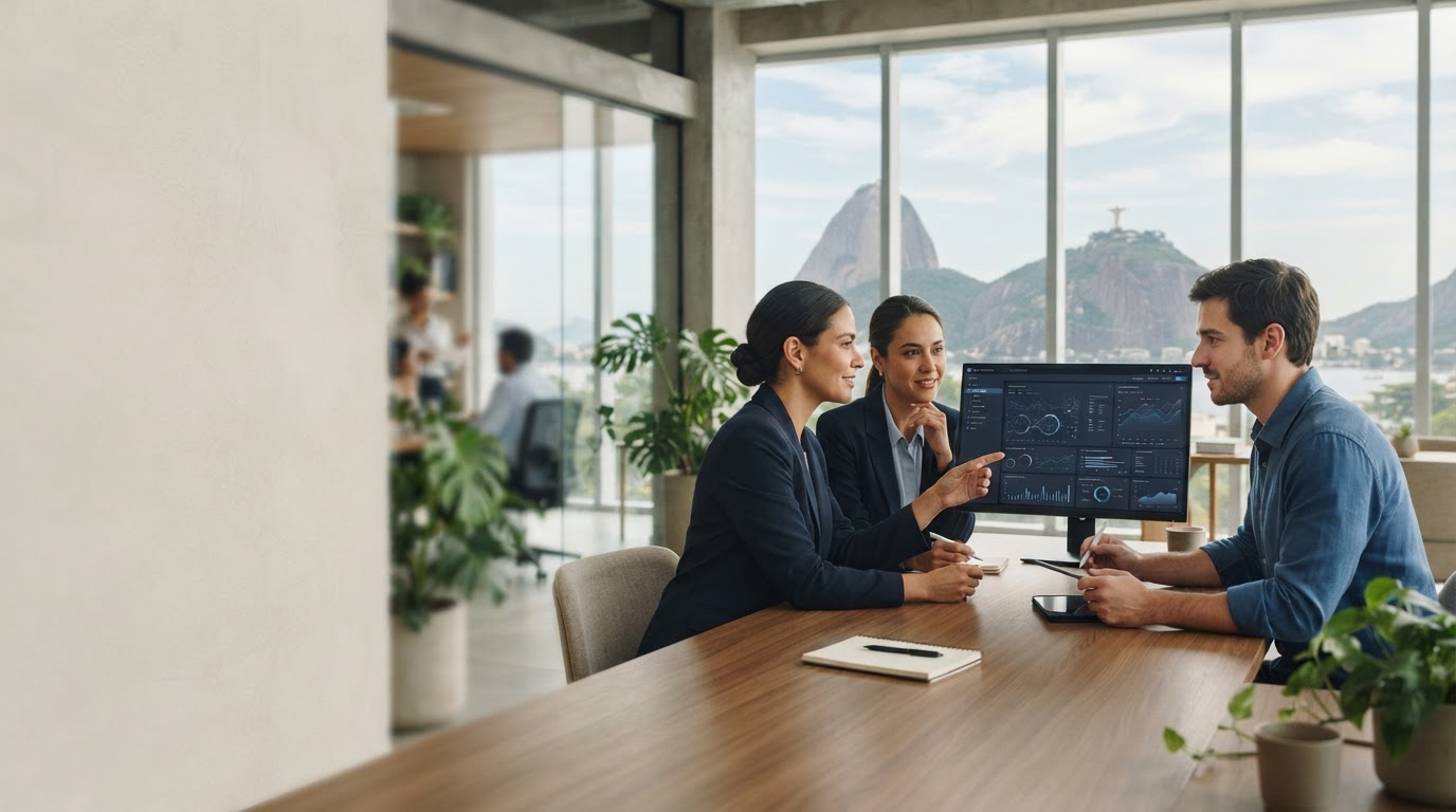 Realix AI — painel de análise de dados financeiros usado para otimização de capital